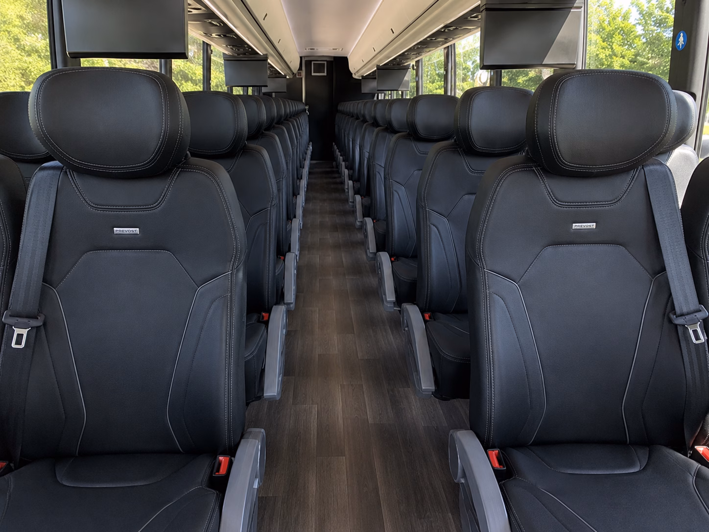 pflugerville charter bus rental interior