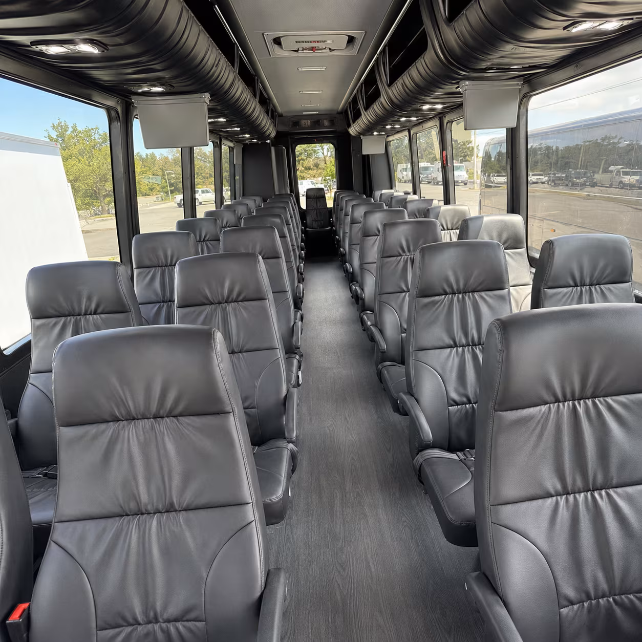 pflugerville school event transportation onboard seating